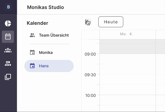 Kalenderübersicht ein- und ausblenden